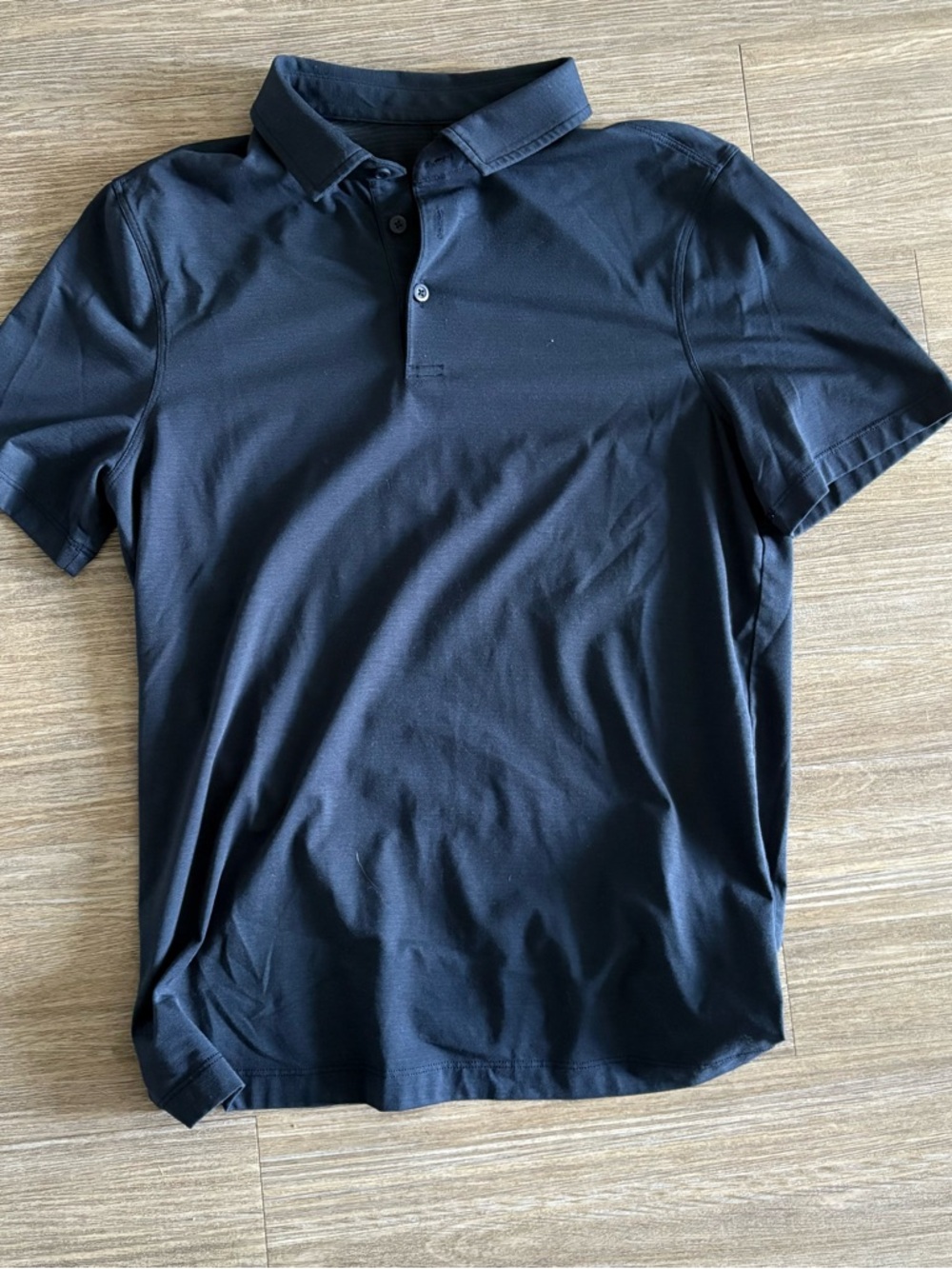 lululemon athletica Men's Black Polo Shirt - Performance Knit